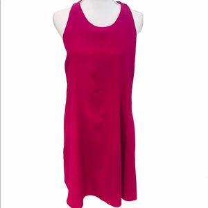 Cynthia Rowley 100% silk sleeveless fuchsia
